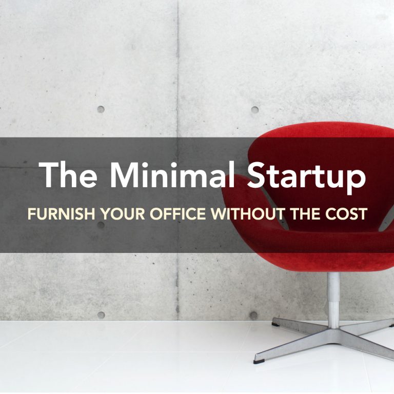 The Minimal Startup – Eliminating office furniture costs
