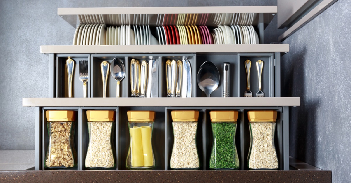 Declutter before moving