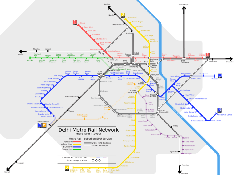 Delhi Metro Map In 2026: Get the Latest Route Information