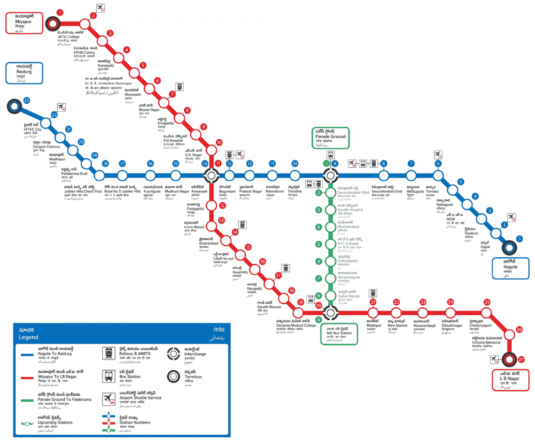 Hyderabad Metro Station: Timings, Fares & Routes In 2026
