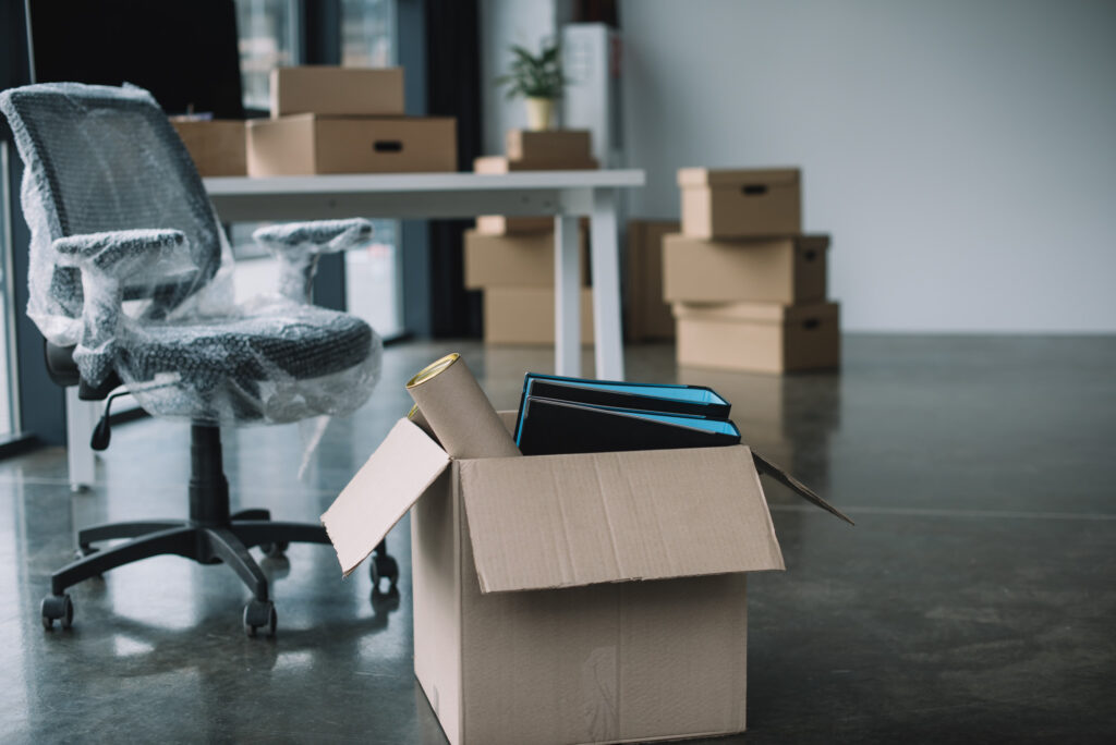 prepping for office shifting service