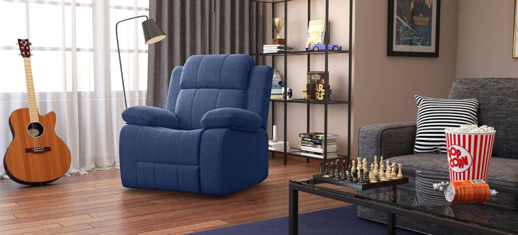 recliner sofa in living room