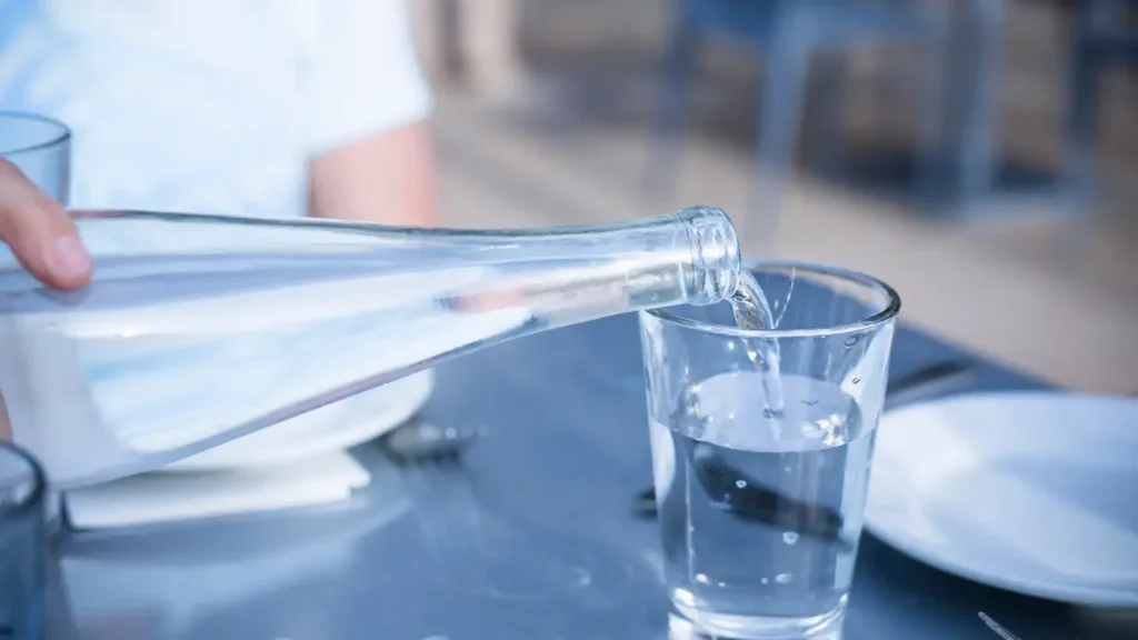 glass of water