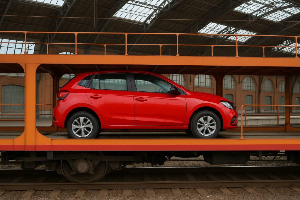 car transport by train