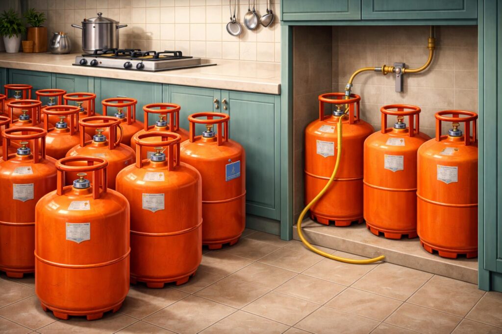 LPG cylinders