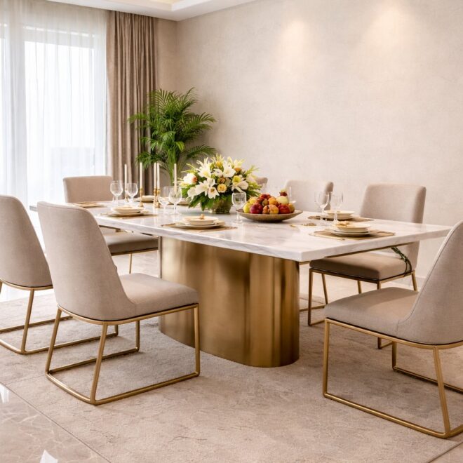 Dining Table and Chairs on Rent in Noida: How to Book & Plans