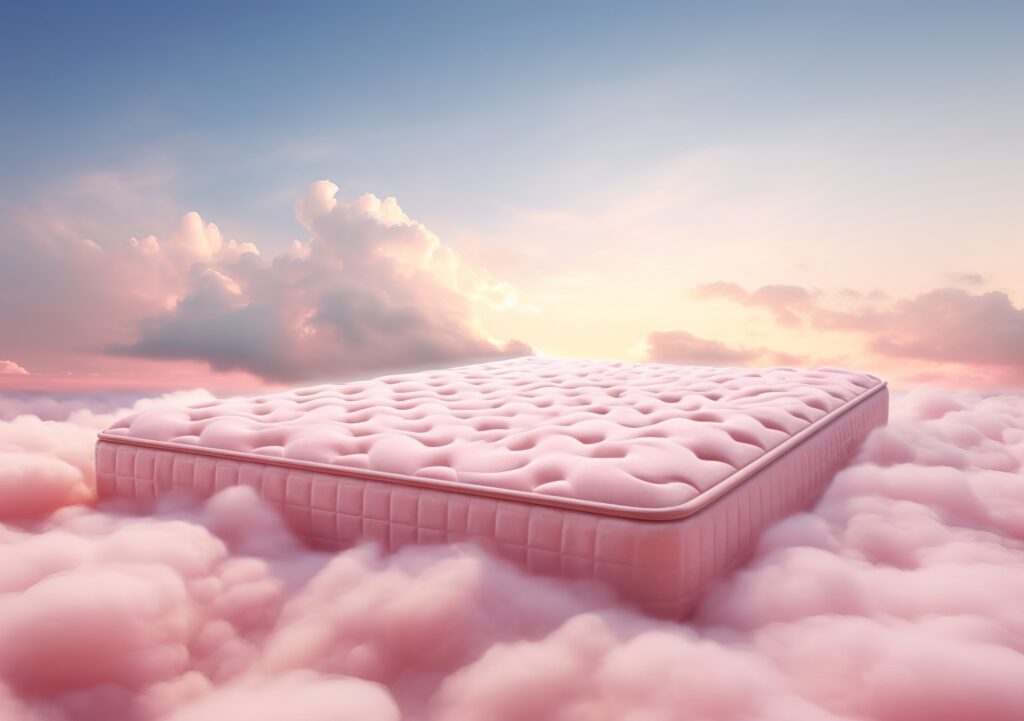 mattress on the clouds